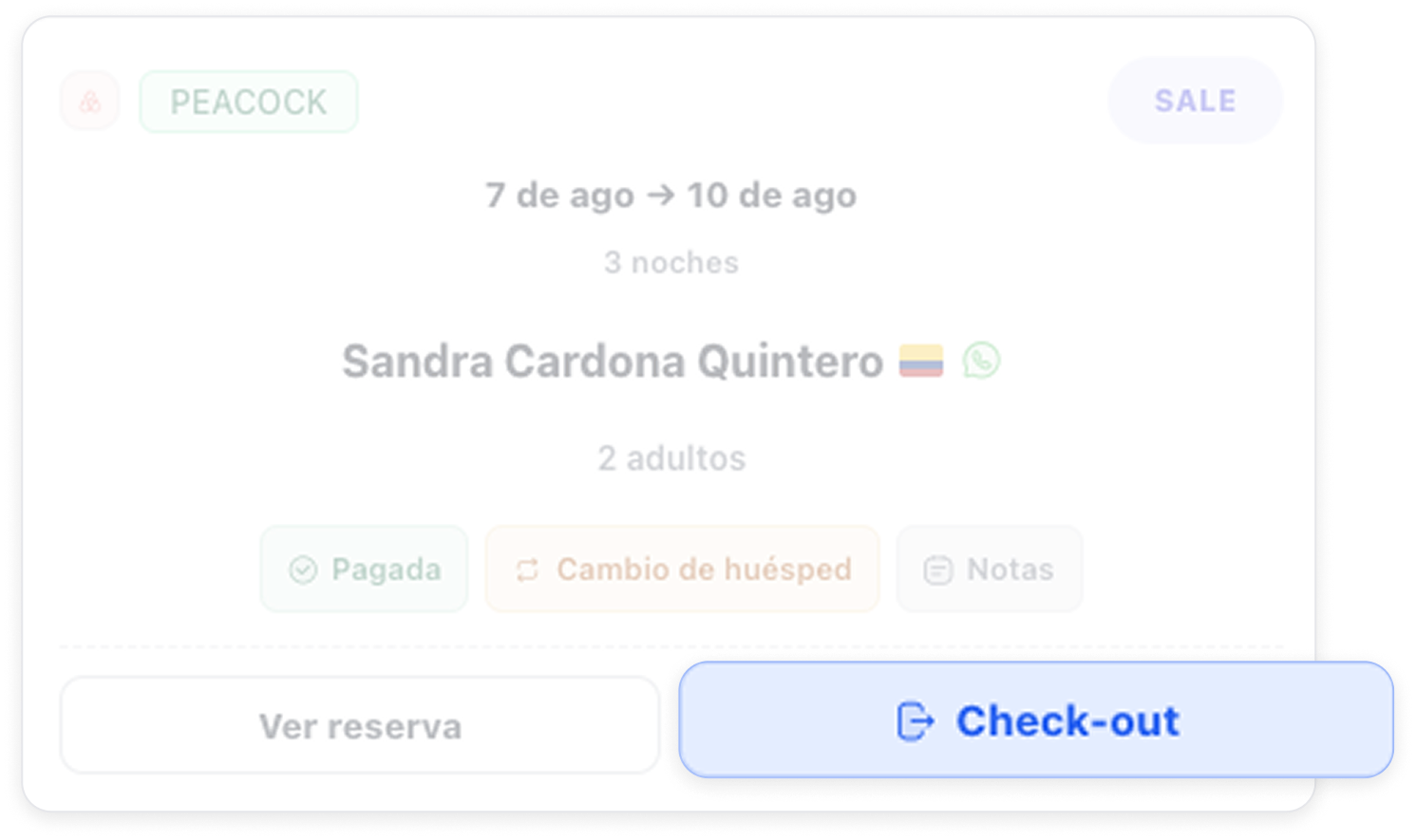 Reserva de Traveleros lista después del checkout
